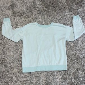 Teal American Eagle crew neck